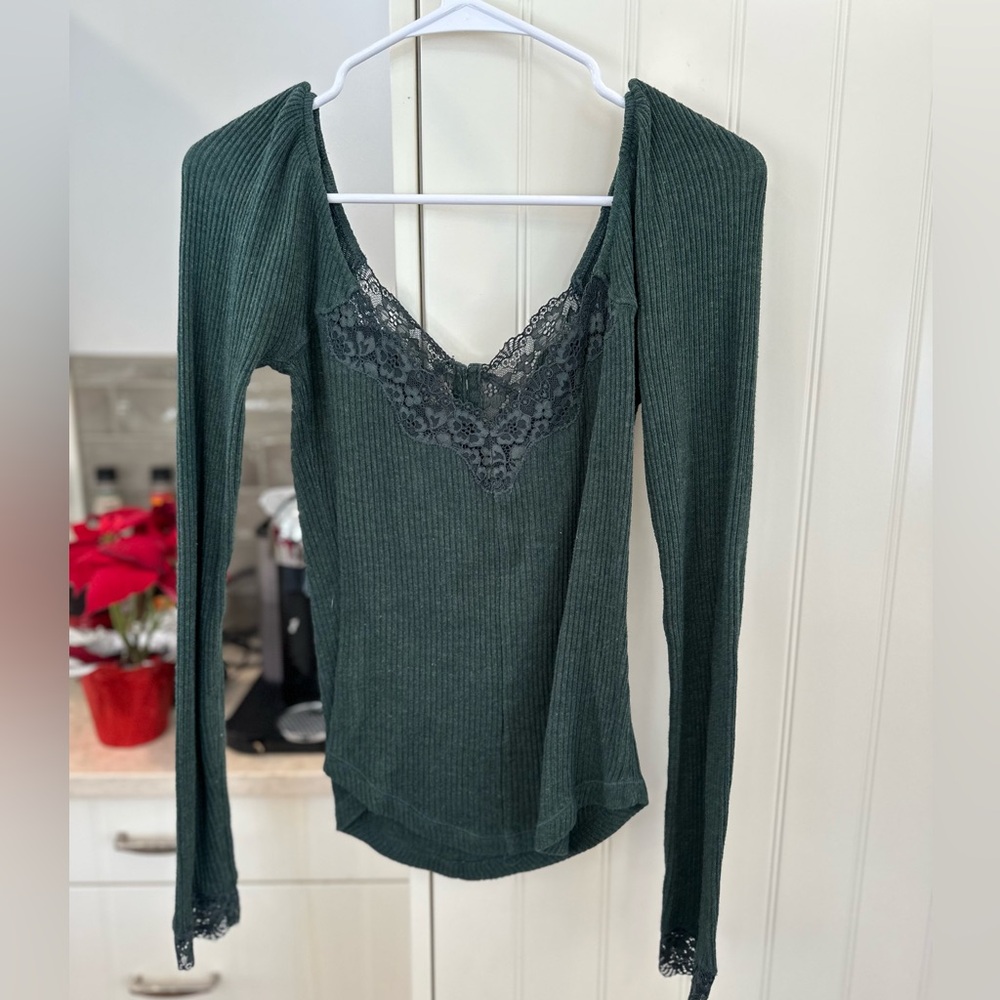 Free People Ribbed Longsleeve - Picture 4 of 4